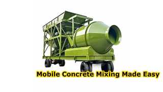 Nhà máy trộn trống di động JZM