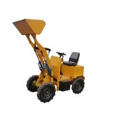 Electric Diesel Mini Front End Loader 1-3 Ton Load Carrying Capacity