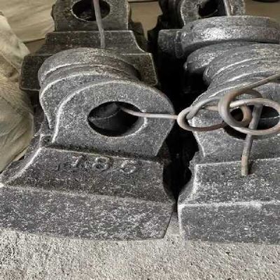 Customized High Quality High Manganese Steel Alloy Crusher Hammer Head For Mines