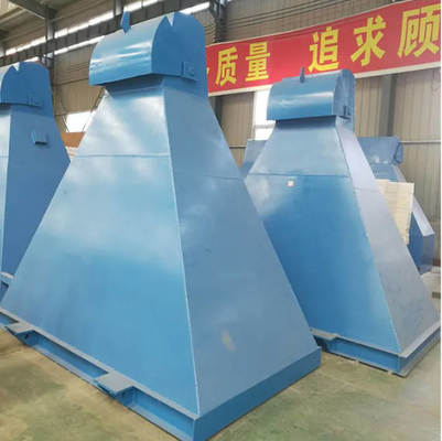 Electric And Pneumatic Cake Storage Hopper For Sewage Treatment