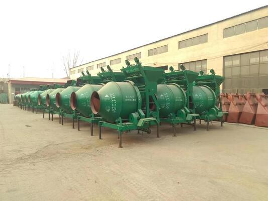 Cement Plant Equipments Diesel And Electric JZC Tipping Bucket Drum Mixer For Cement Factory Production