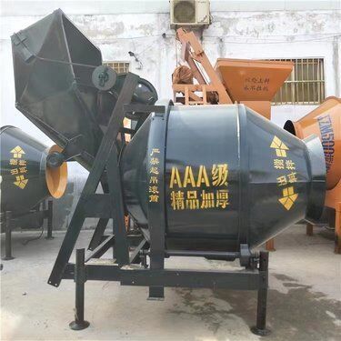 Industrial JZC Tipping Drum Mixer Customizable Cement Plant Equipments