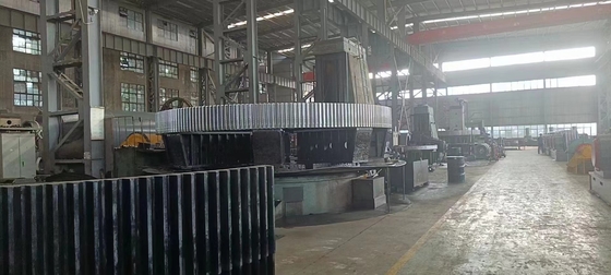 Phân đoạn tùy chỉnh Xoay thép đúc Bánh răng Bánh răng Đường kính lớn