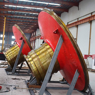 Đúc thép nắp cuối Đúc và rèn Nắp cuối máy nghiền bi Tùy chỉnh