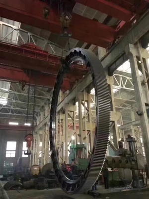 Big Kiln Girth Gear Ring Mill Girth Gear và Mill Pinion Gear Hoạt động trơn tru