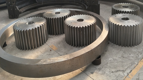 Ứng dụng tùy chỉnh Cement Ball Mill Pinion Gear Carbon Steel