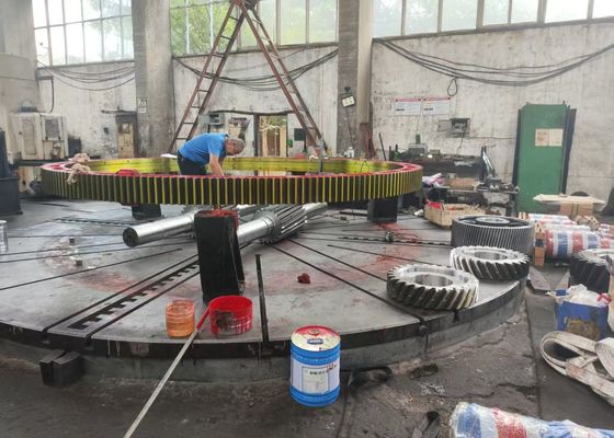 Bánh răng lò quay và máy nghiền bi, khả năng chịu tải cao, vận hành ổn định