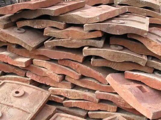 Bảng lót bằng hợp kim chống mòn có thể được tùy chỉnh cho máy nghiền và máy xay bóng