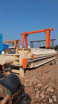 Máy ép lọc xi lanh dầu di động lớn với hành trình vải lọc tự động