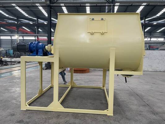 Nhà máy cung cấp trực tiếp Thiết bị nhà máy xi măng Máy trộn vữa ngang Mô hình đầy đủ Trong kho