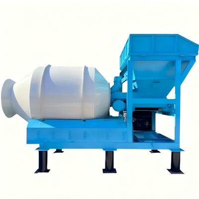 Máy trộn bê tông thùng phuy cố định đáng tin cậy cho nhà máy xi măng, máy móc xây dựng cho cơ sở hạ tầng mỏ