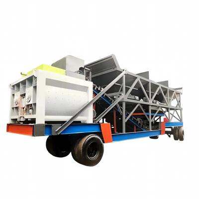 JS Động cơ trộn cưỡng chế di động 20 đến 180m3/h Tiết bị nhà máy xi măng Trung Quốc