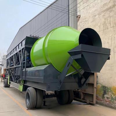 Dây chuyền sản xuất bê tông di động hoàn chỉnh dòng JZM Máy trộn bê tông thiết bị nhà máy xi măng cho xây dựng đường bộ