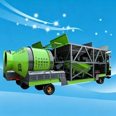 Trạm trộn bê tông di động JZM Series cấu trúc nhỏ gọn, cân đo chính xác, thiết bị nhà máy xi măng
