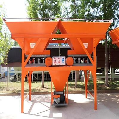 Máy trộn bê tông tự động PLD600-PLD3200 Thiết bị cân định lượng cốt liệu đa phễu