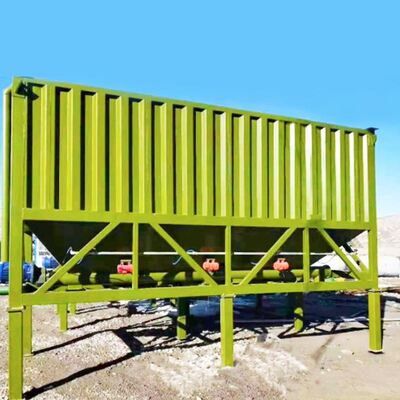 Thiết bị nhà máy xi măng Bồn xi măng ngang 50T-150T Silo xi măng ngang cho trạm trộn bê tông Dự án khai thác mỏ Lưu trữ bột