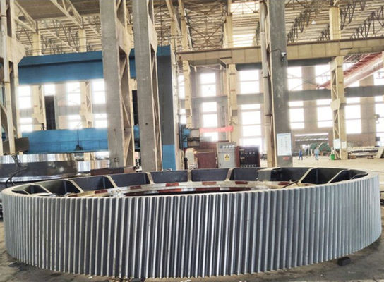 42CrMo Bánh răng vòng lớn 16000mm cho nhà máy xi măng và bánh răng lò quay