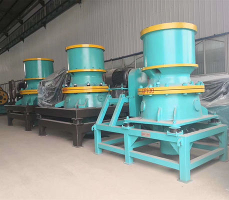 Máy nghiền côn di động 1200t / H thủy lực cho máy nghiền đá
