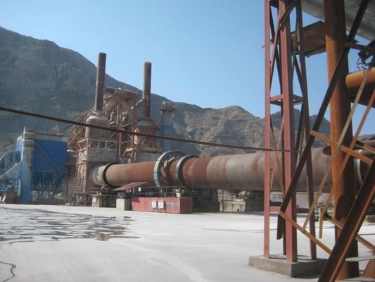 2,5x40 180tpd Hỗ trợ Xi măng Con lăn Lò quay và Giá xuất xưởng