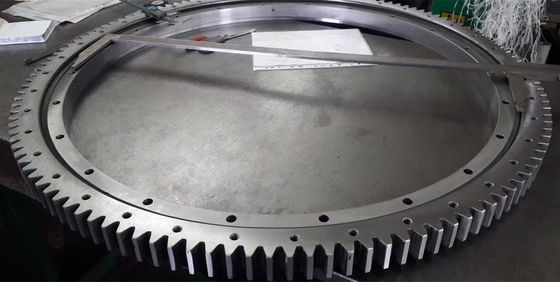 Double Row Dia 10000mm Cross Roller Slewing Bearing và ổ trục xếp chồng và giá xuất xưởng của tàu biển