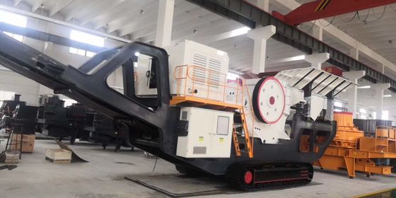 Máy làm cát đá PE750 × 1060 Máy nghiền hàm di động để khai thác