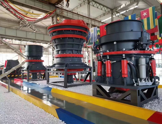 Máy nghiền đá bê tông Spring Mobile Cone 1200TPH