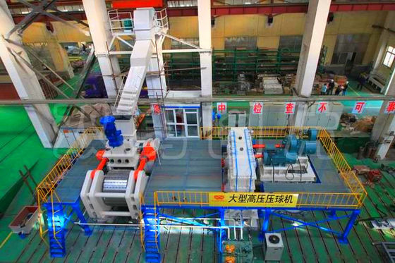 Máy làm bánh lạnh / nóng Máy luyện kim 100TPH và máy ép bi