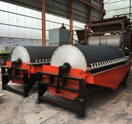 Máy tách từ trống ướt 20t / giờ 35r / phút để chế biến khoáng sản
