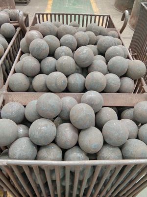Phụ tùng máy khai thác 50Mn Đúc Thép mài bi sắt để khai thác mỏ bi