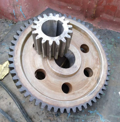 42CrMo Thép 45 Bánh răng Spur Bánh răng Bánh răng Thanh răng cho Máy nghiền bi